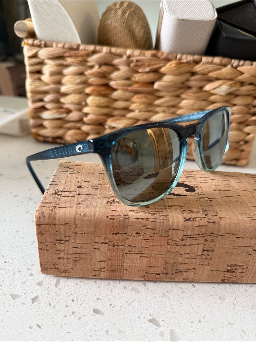 Costa Teal-to-Aqua Fade Polarized Sunglasses